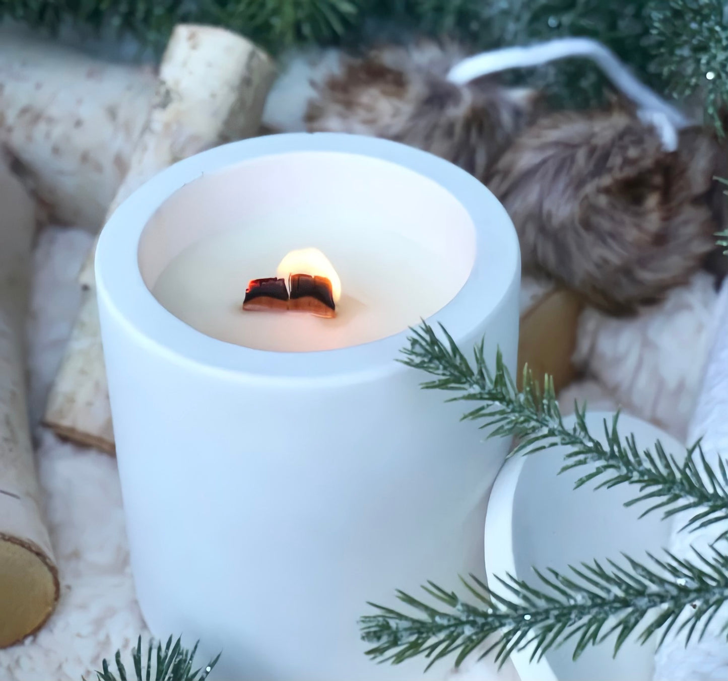 LUXURY NATURAL SOY CANDLE - CERAMIC
