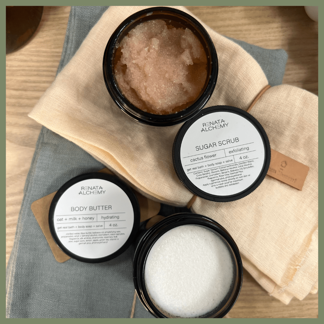 SUGAR SCRUB + FREE OF ALL THE BAD STUFF