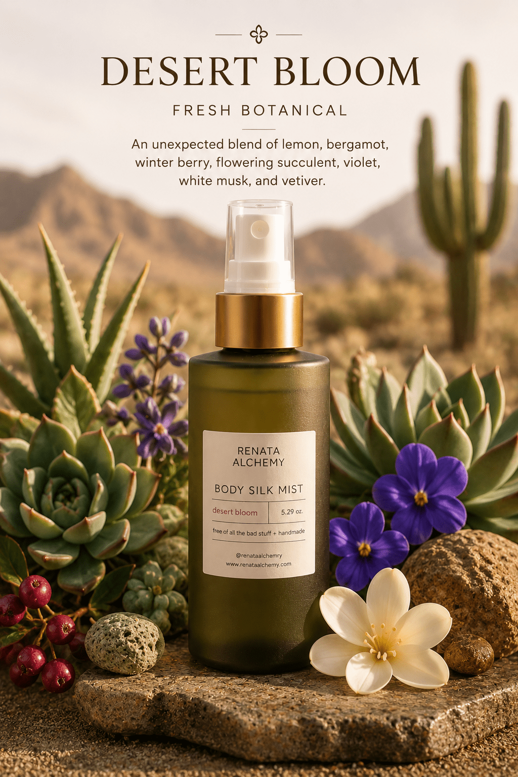 DESSERT BLOOM - BODY SILK MIST - Renata Alchemy