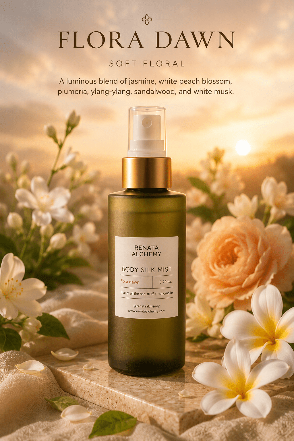 FLORA DAWN - BODY SILK MIST - Renata Alchemy